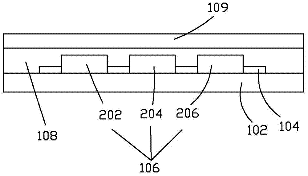 Colored filter substrate and liquid crystal display panel