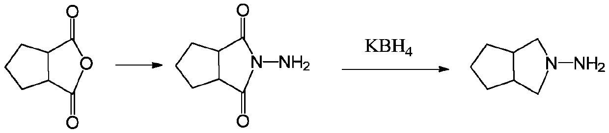 Preparation method of gliclazide side chain and preparation method of gliclazide