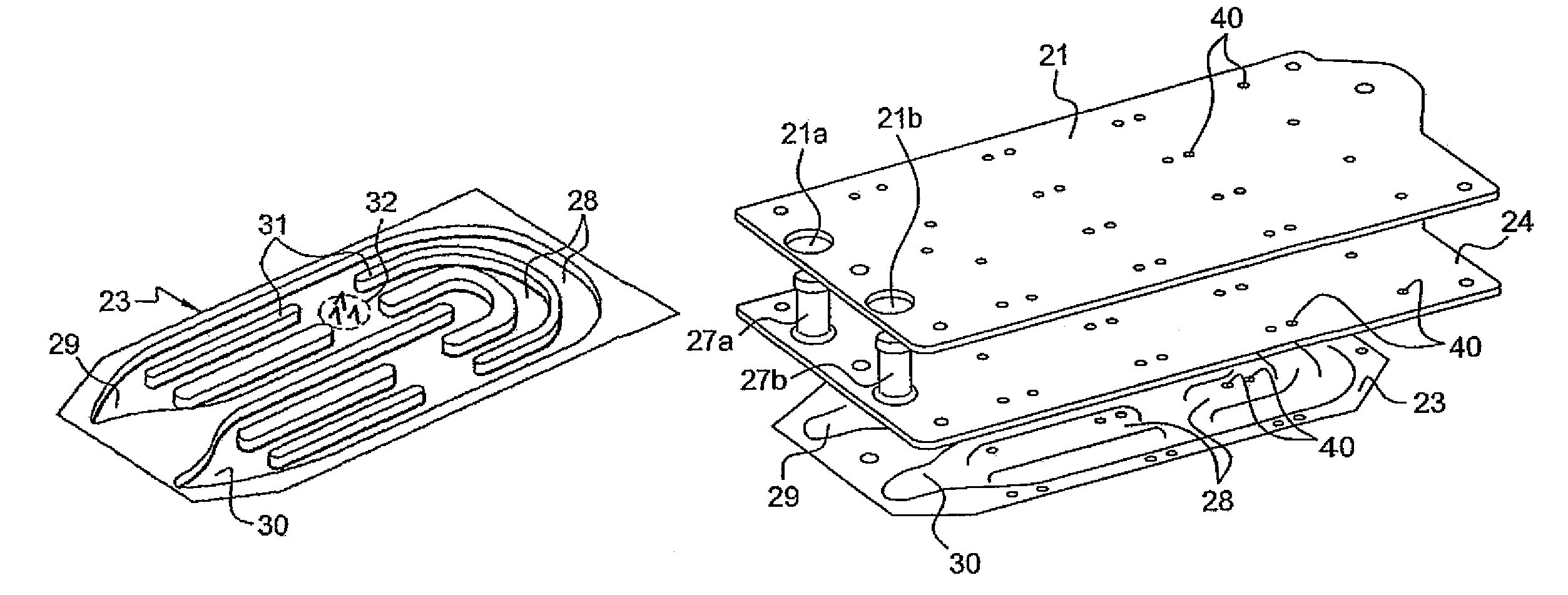 Power-electronic-cooling device
