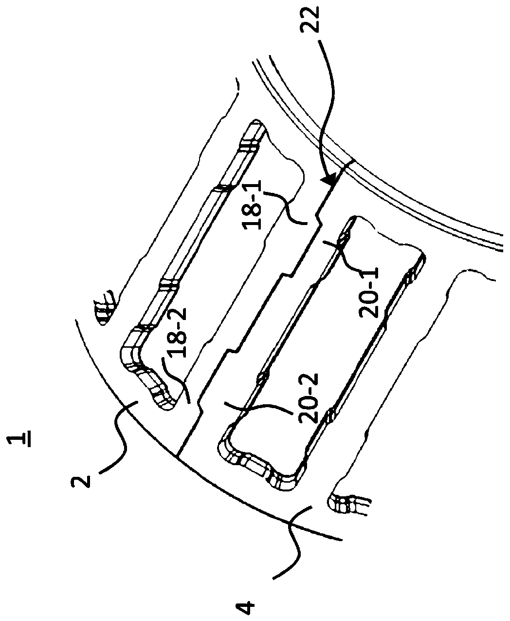 Bearing cage segment including alignment element