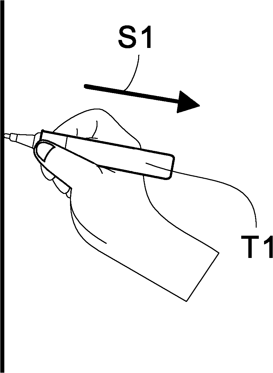 Variable axial fiber pen