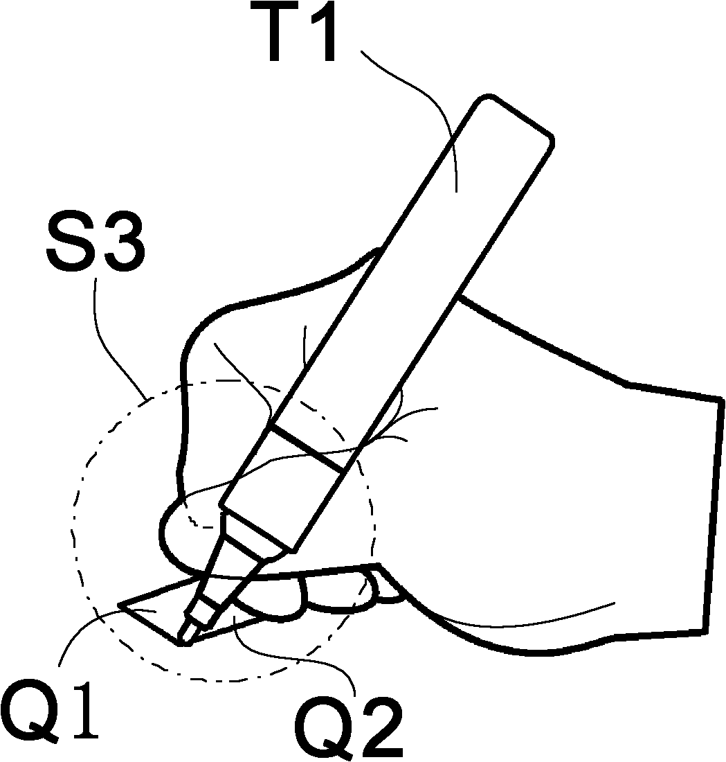 Variable axial fiber pen