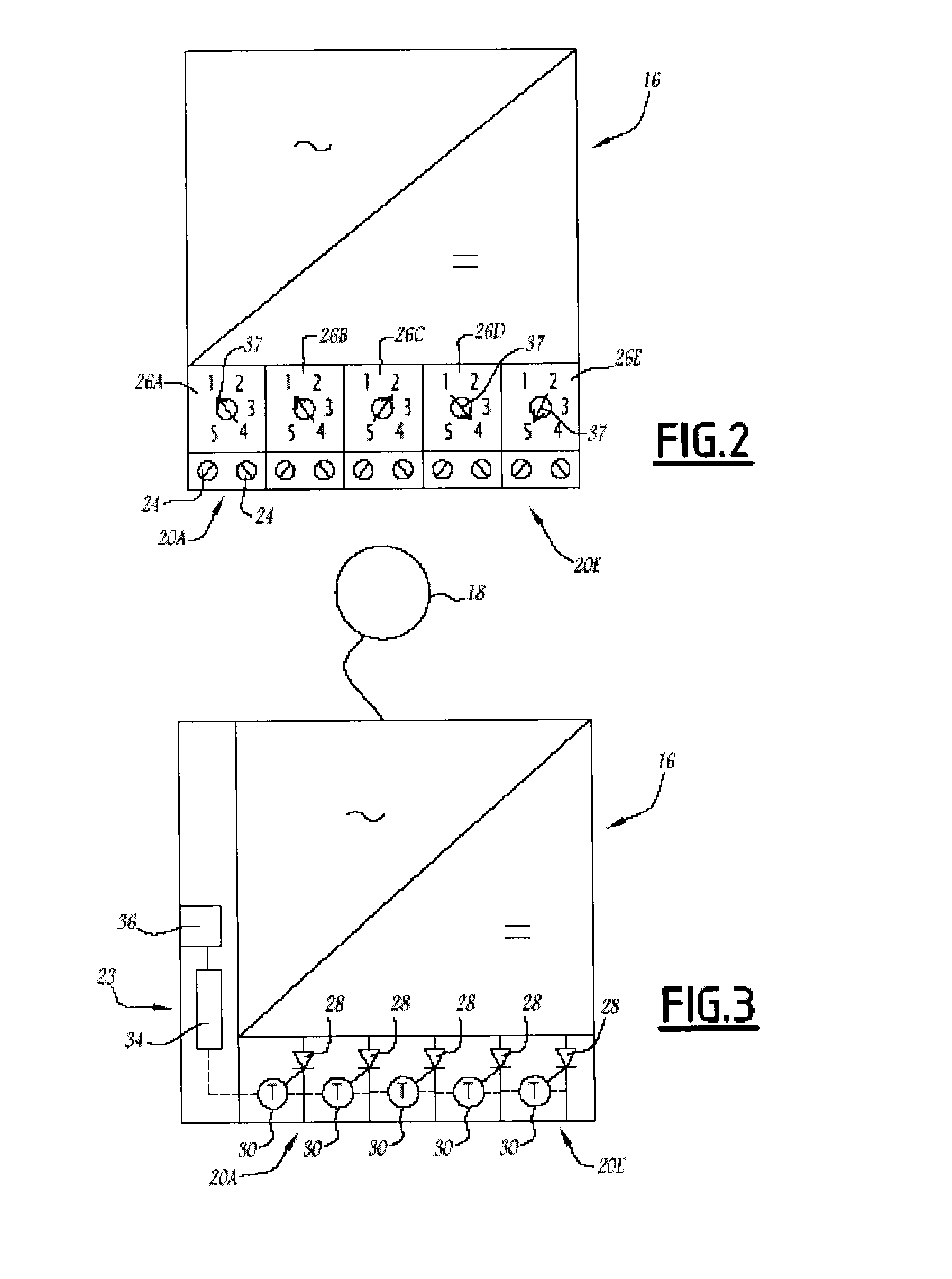 System for supplying direct electric power for at least two loads from an alternating electric power source and method for starting such a supply system