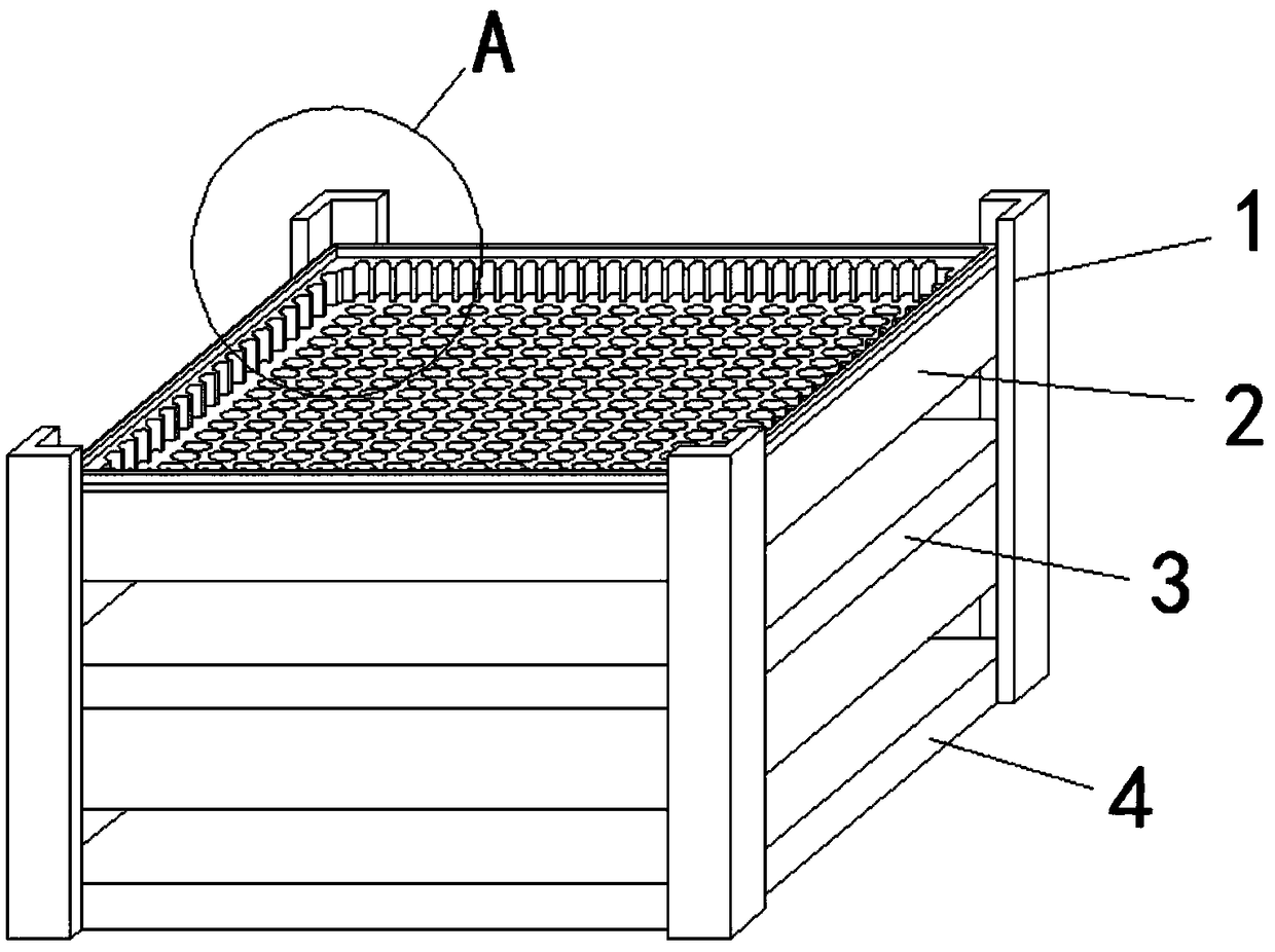 Box for transporting mulberries through magnetic suspension