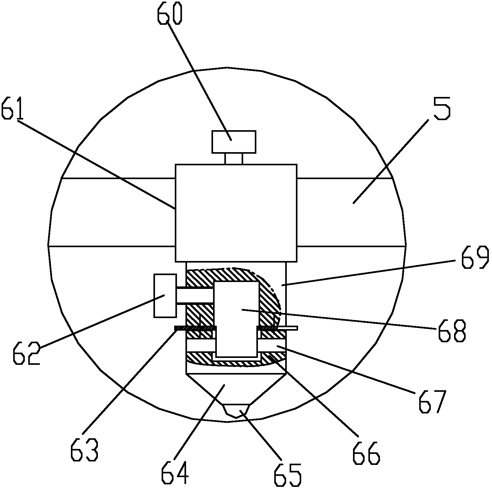 Tunneling embrasure positioning and guiding device and using method thereof