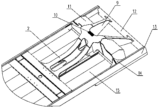 Railway vehicle body chassis structure
