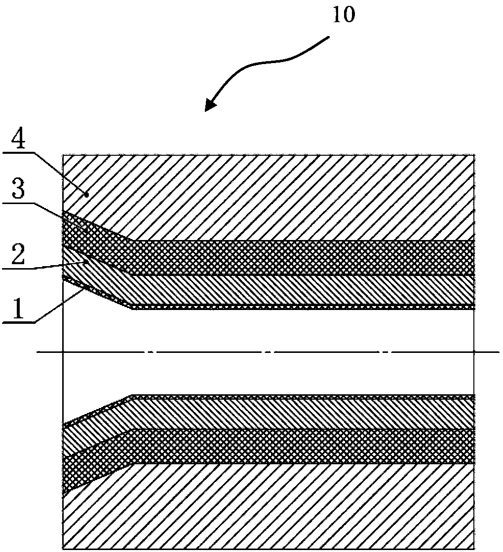 Nozzle for sandblast fracturing