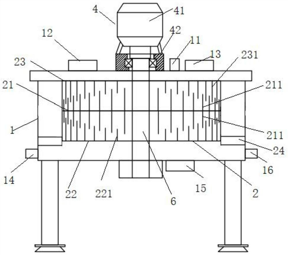 A high temperature resistant and anti-corrosion cyclone shear gas-liquid separator