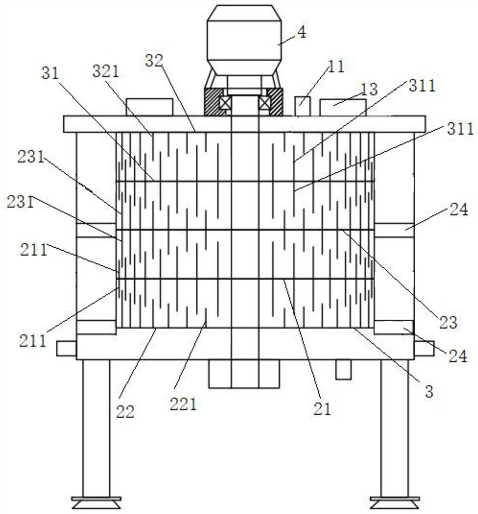 A high temperature resistant and anti-corrosion cyclone shear gas-liquid separator