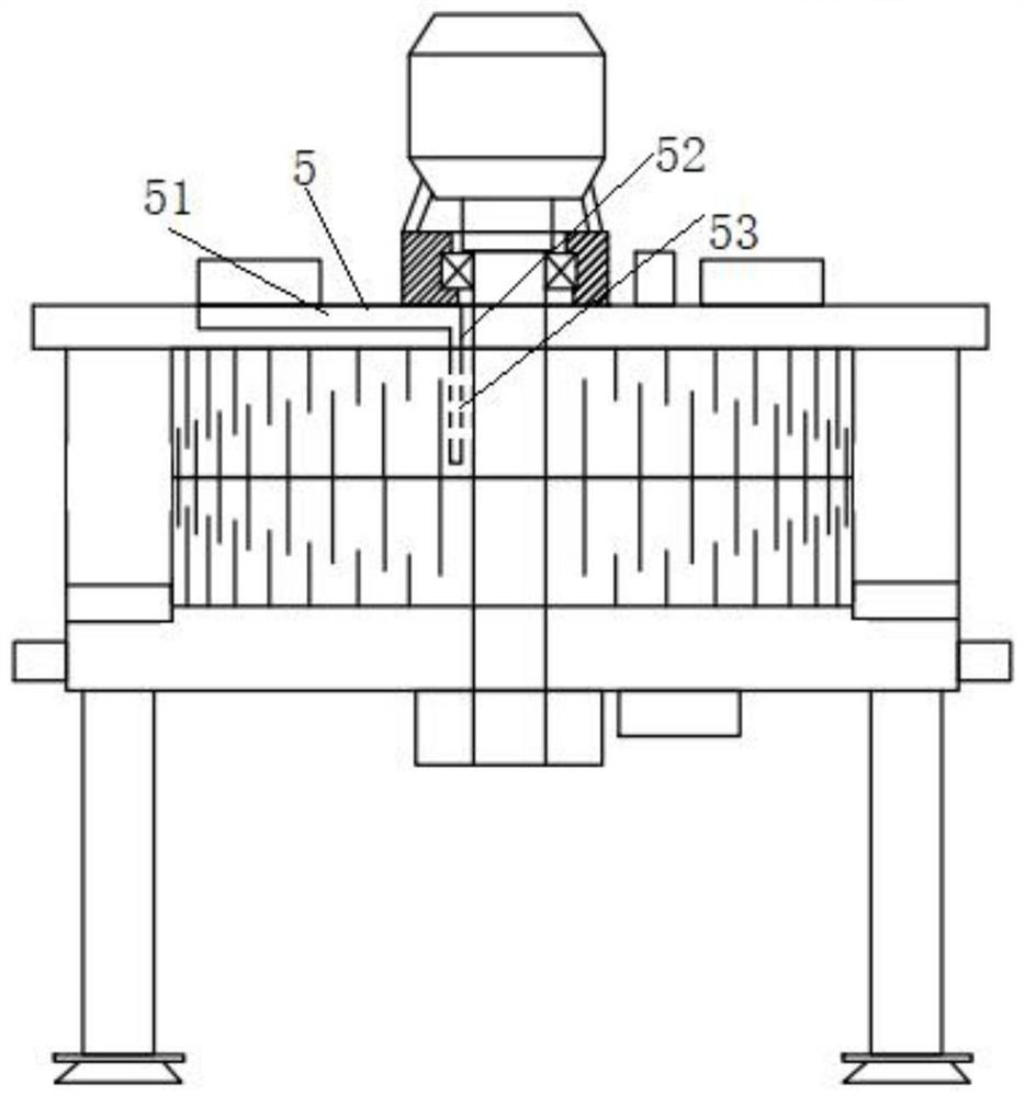 A high temperature resistant and anti-corrosion cyclone shear gas-liquid separator