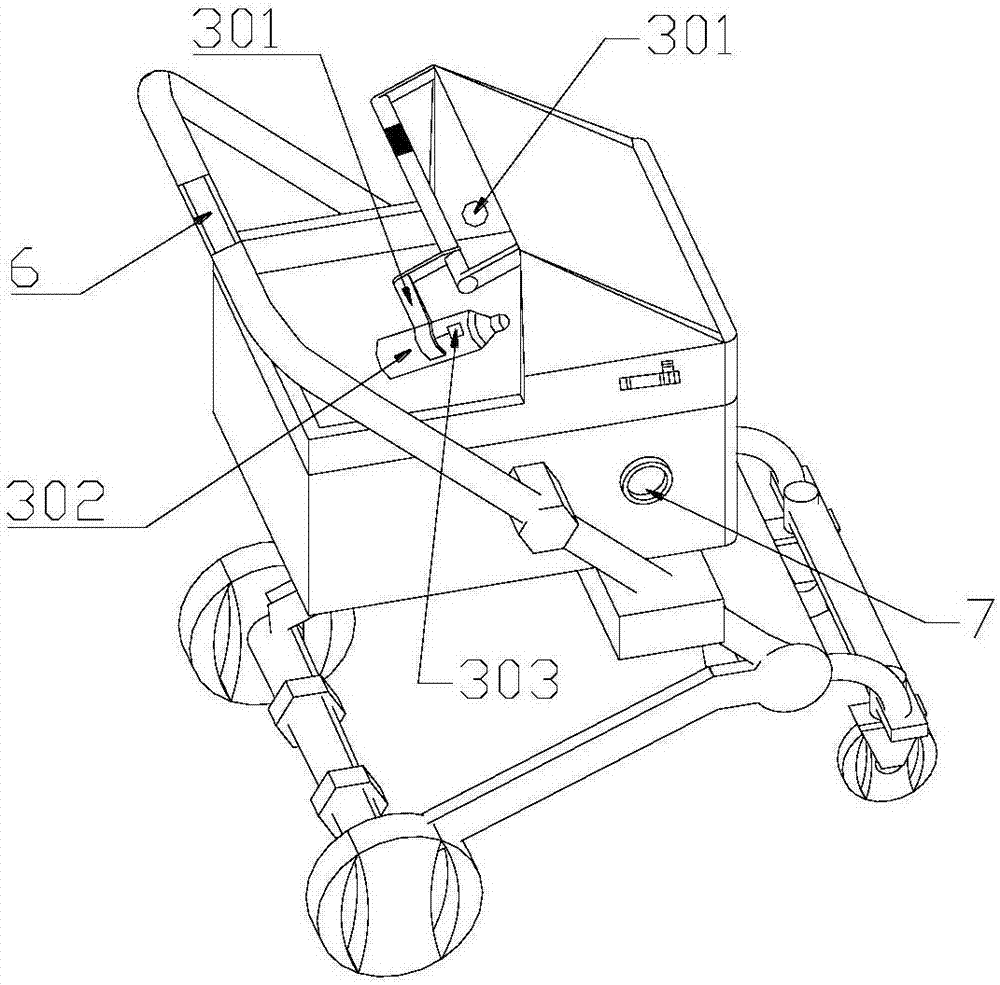 Baby carriage with feeding device