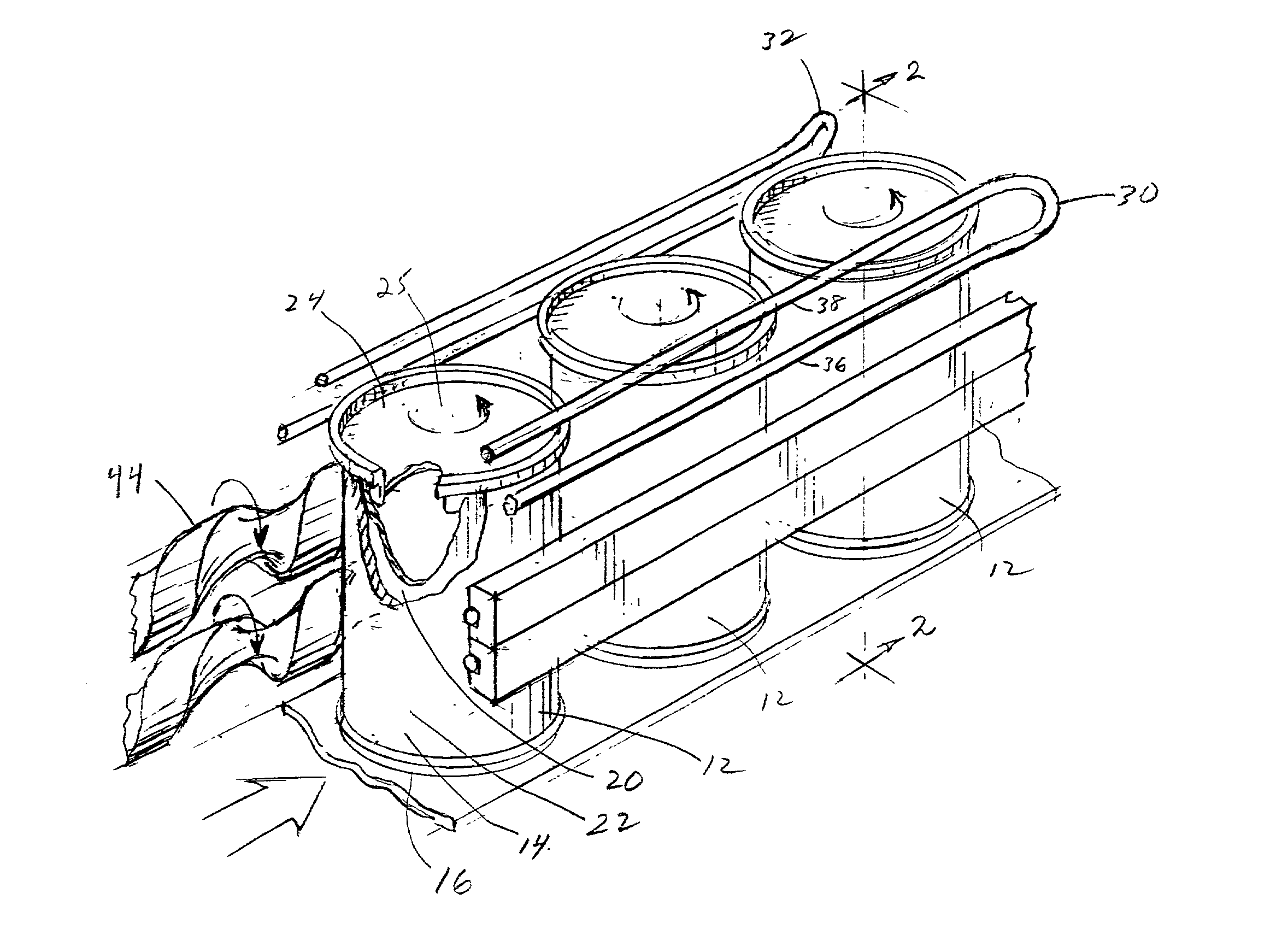 Method for induction sealing a plastic part to a composite container