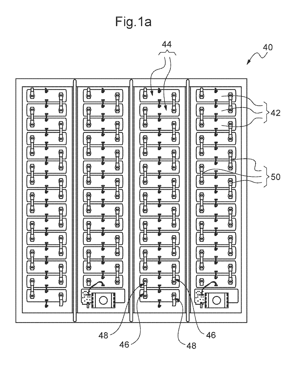 Device and method for making a battery safe