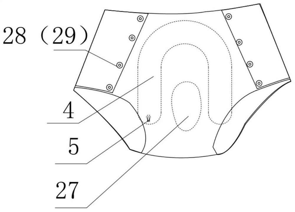 Drainage device for bedridden patient with fecal incontinence