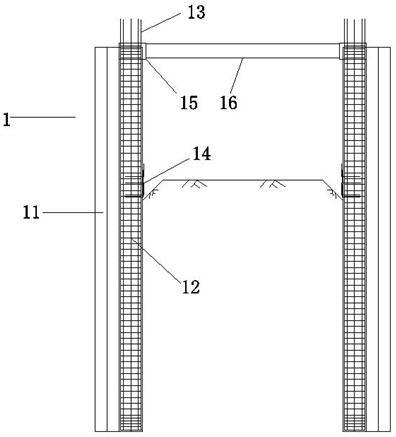 Prefabricated comprehensive pipe gallery for bearing capacity of enclosure structure and its construction method