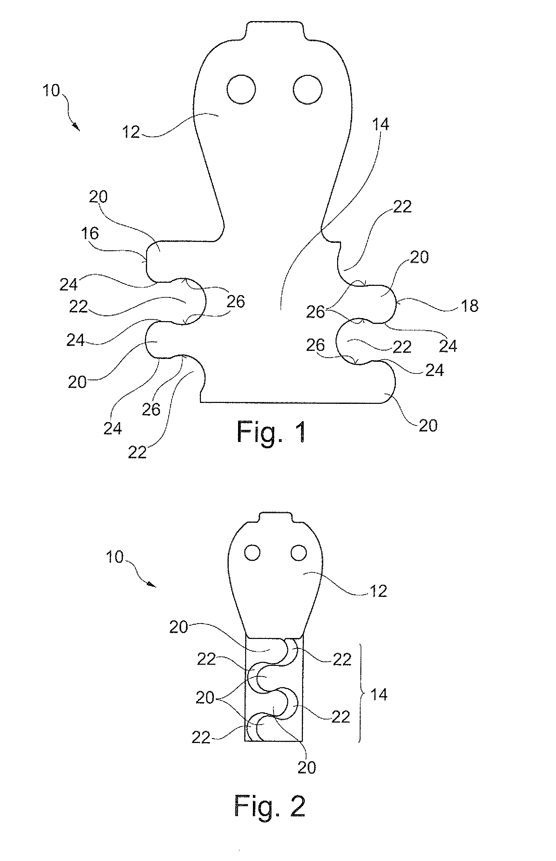 Method and device for connecting a wire cable to a cable guide