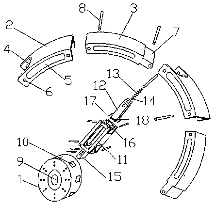 Deformation wheel with pulley and steel cable connection structure
