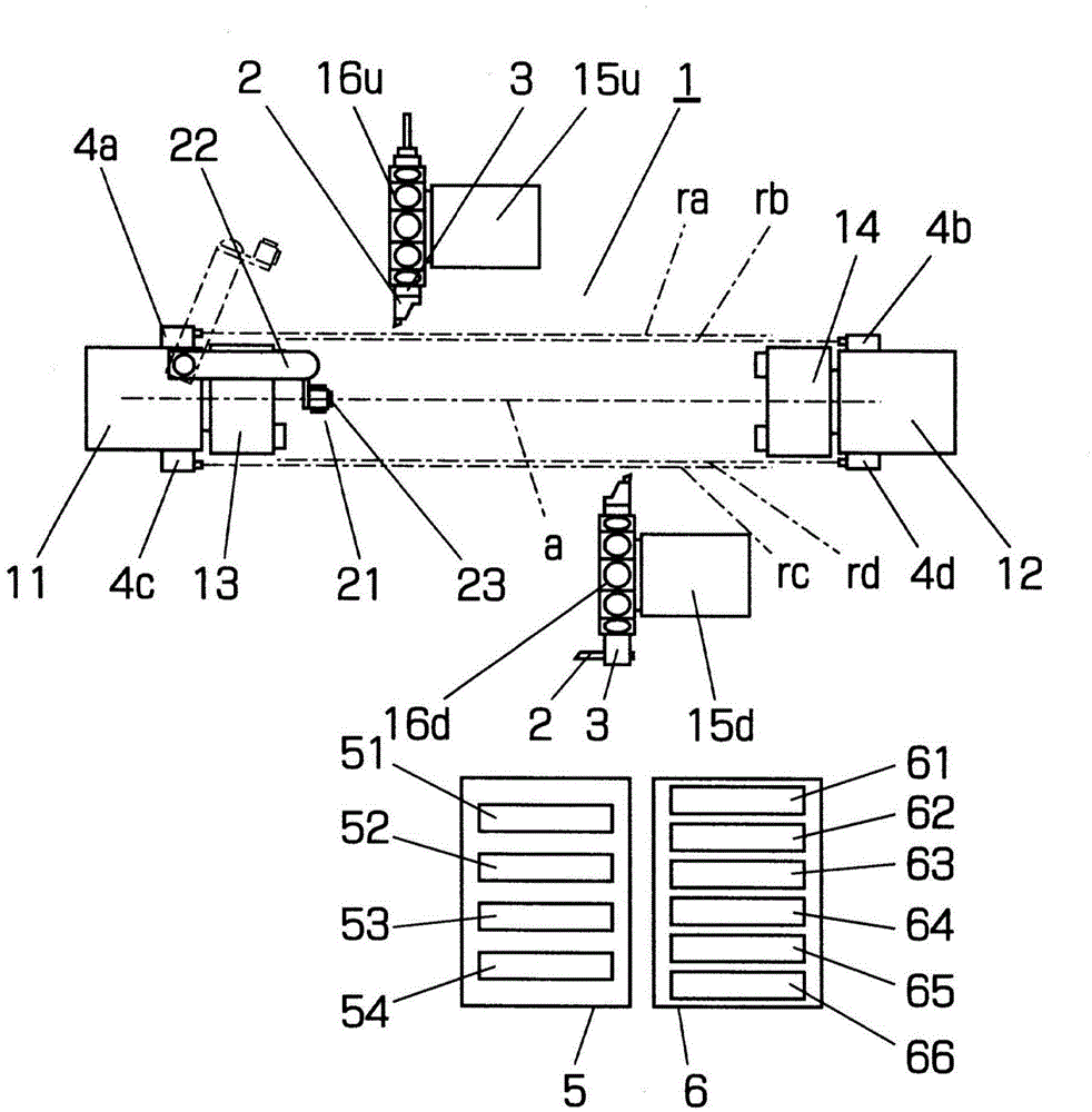 Device and method for automatically setting tool offset value of machine tool