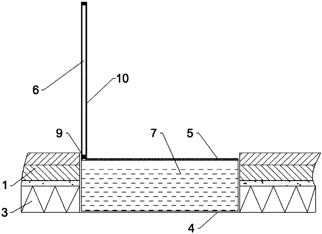 Antistatic floor with truss structure