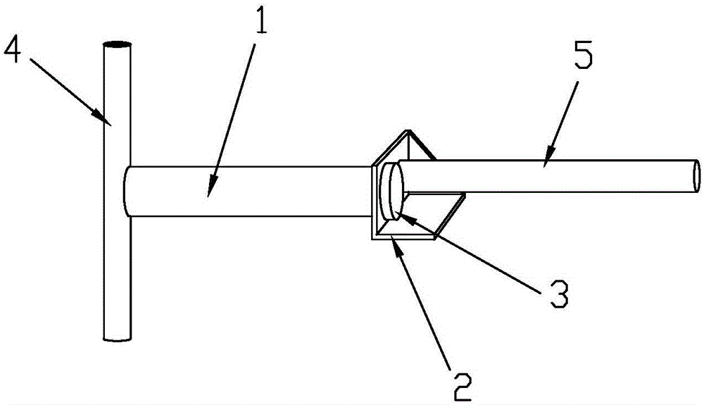 Scaffold wall connection element