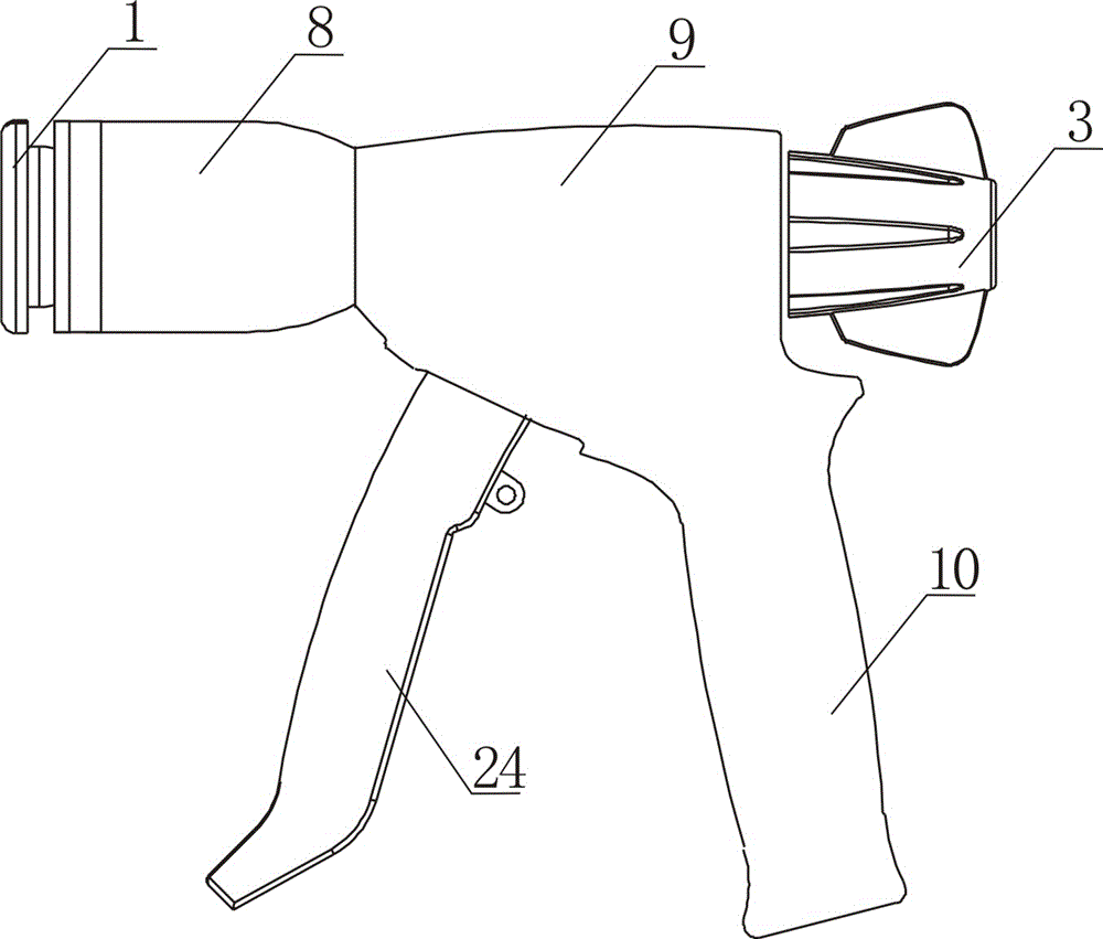 Disposable pistol circumcision stapler