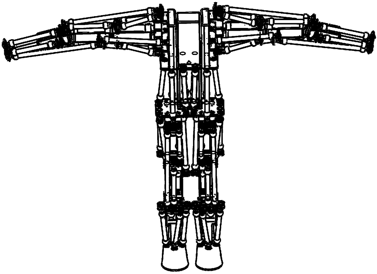 Humanoid robot system based on pneumatic muscle