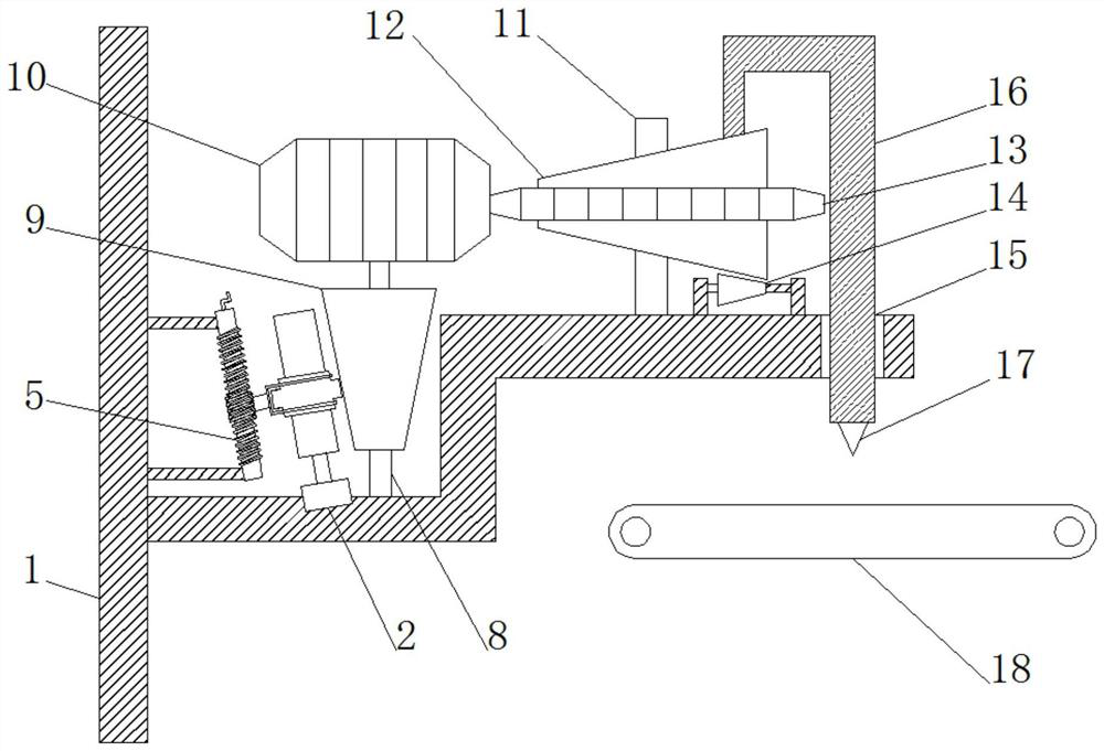 Automatic cutting device capable of adjusting cutting size of textile materials