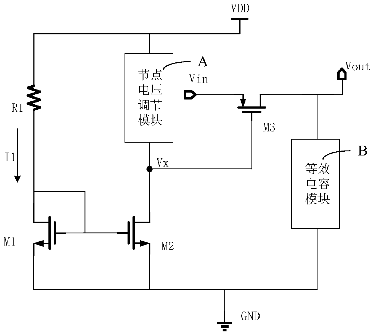Low-pass filter circuit, low-pass filter, and CMOS chip