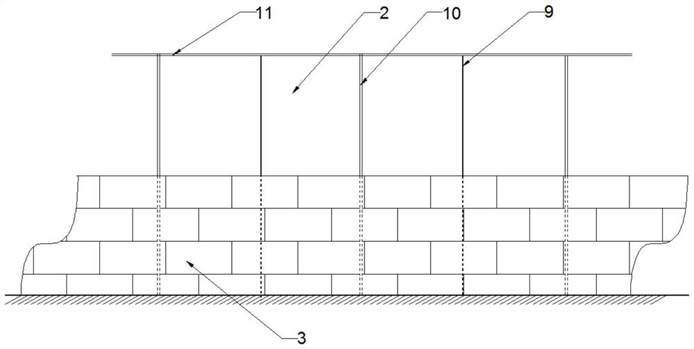 Semi-removable greenhouse back wall