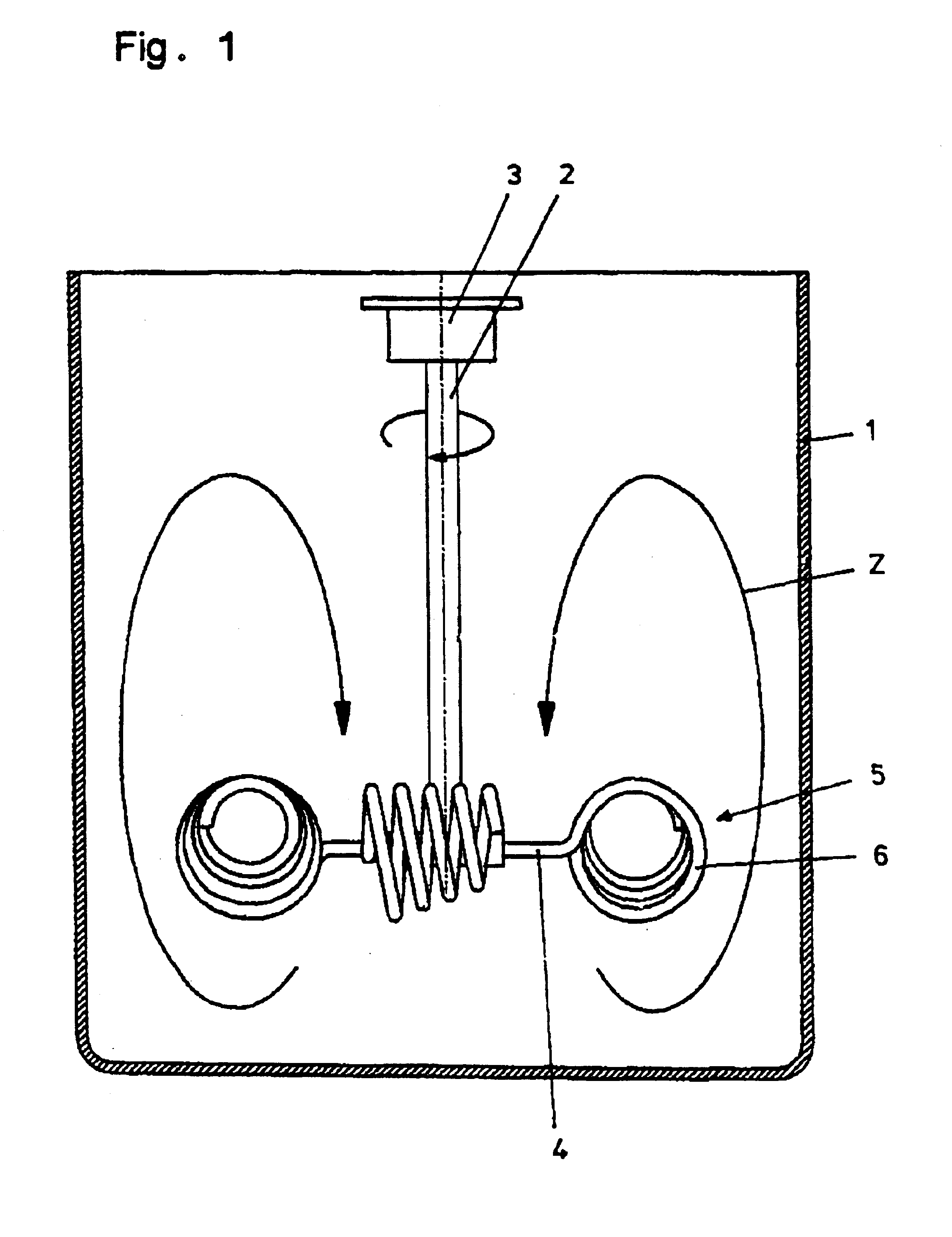 Device for mixing a flowable or pourable medium, especially a highly viscous medium
