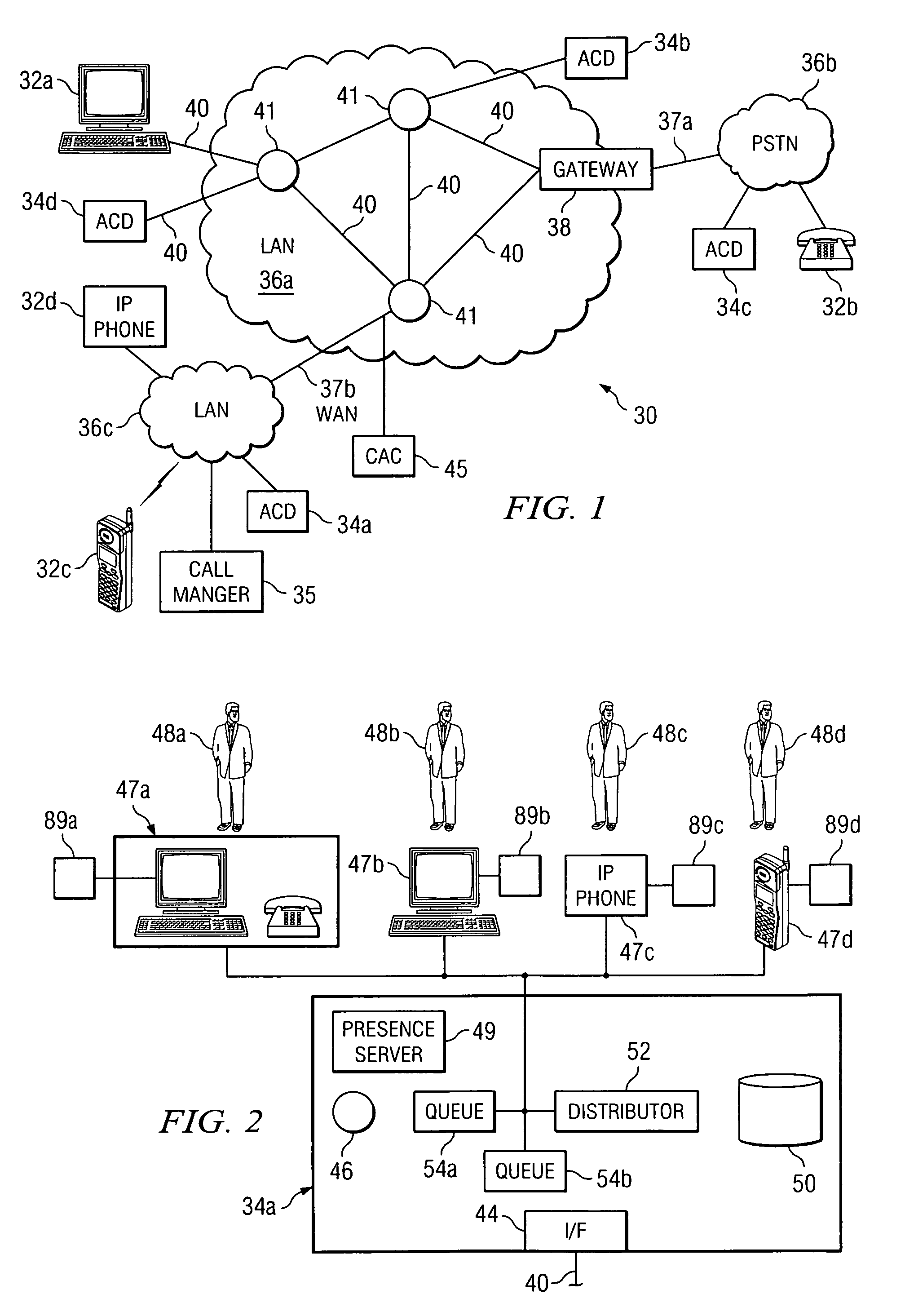 Method and system for blocking lower priority communications for improved automatic call distribution
