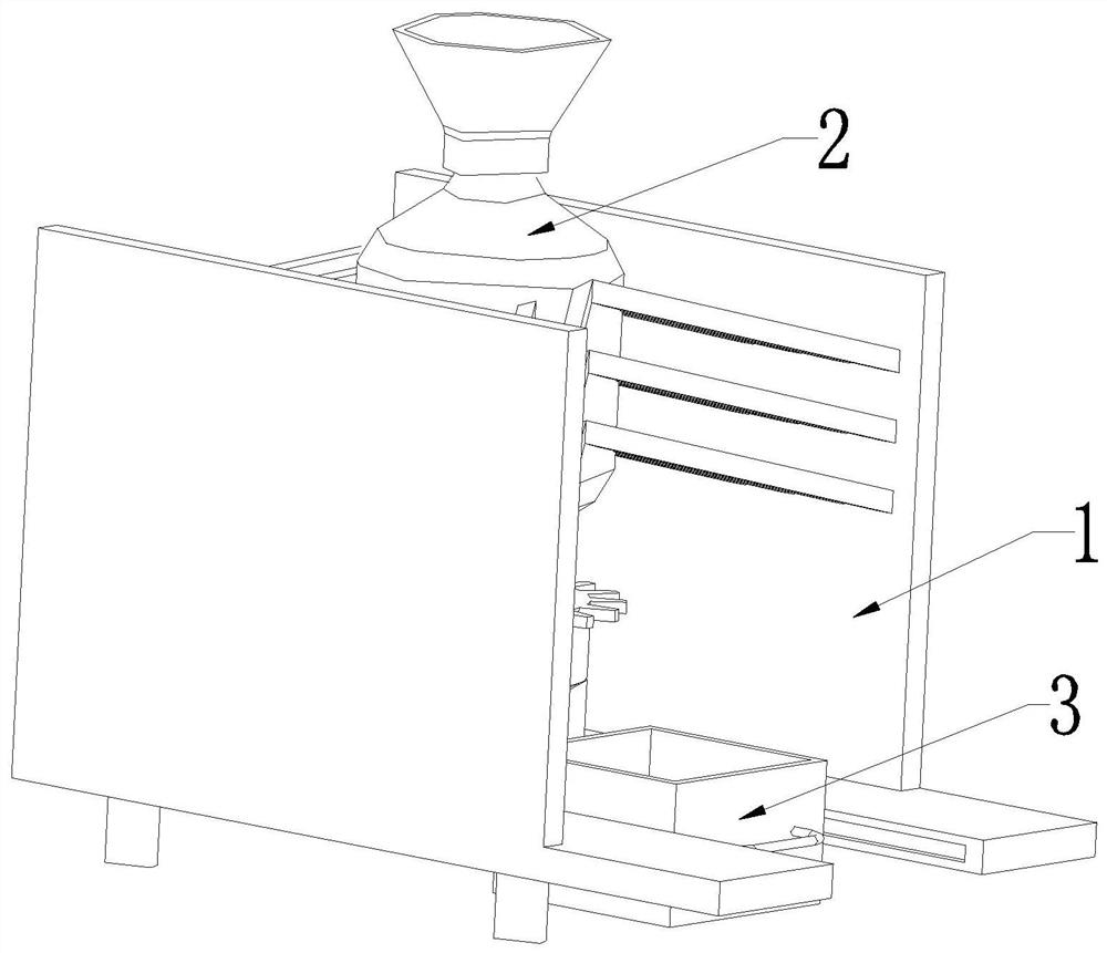 A kind of organic flour production and processing method