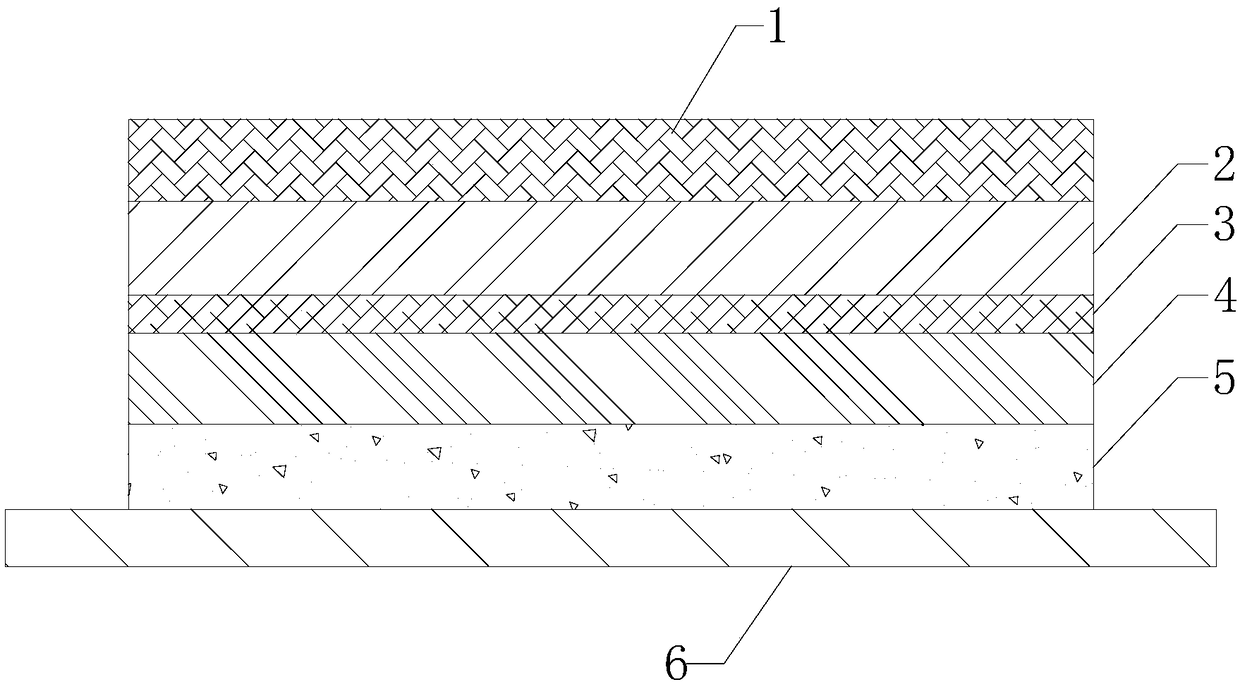 Compound type reinforcing damping rubber sheet for automobile and preparation method thereof