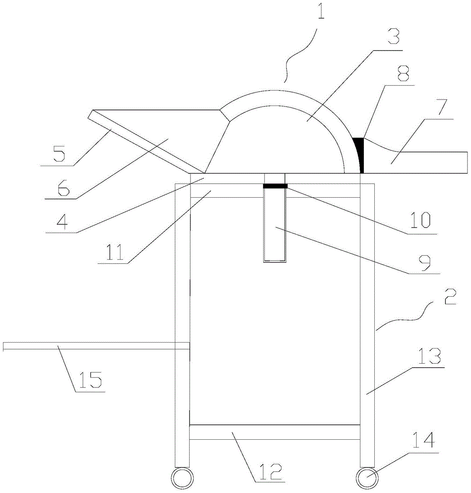 A mobile multi-angle fast loading vehicle for blasting