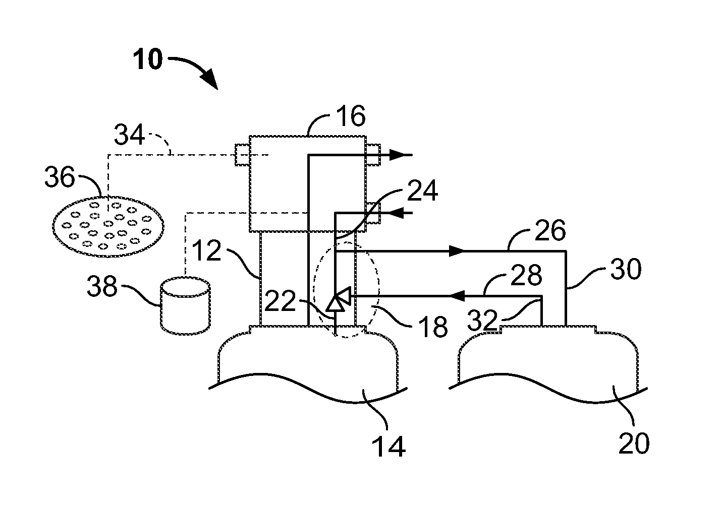 Apparatus and Method for Isolation from and Support of a Carbon Filtration System from an Ion Exchange System