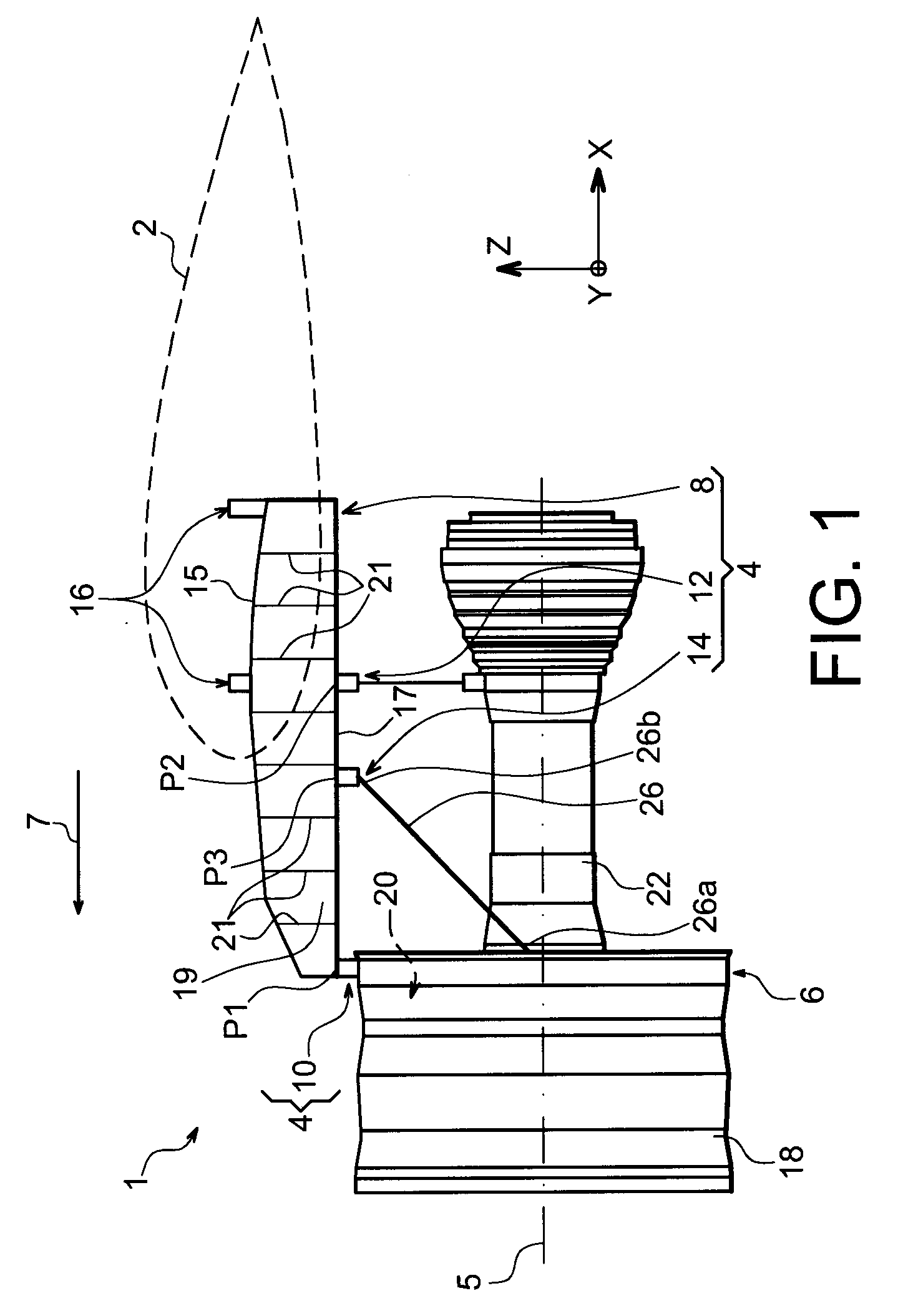 Mounting device for an aircraft engine comprising two thrust recovery rods with a double rear mechanical connection