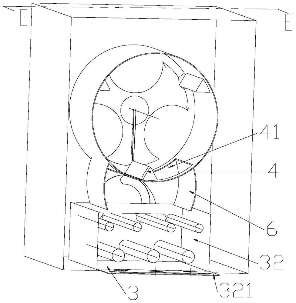 Clothes treatment and storage device and clothes treatment and storage method