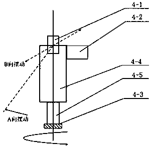 Atmospheric plasma processing device assisted by numerical control grinding and polishing