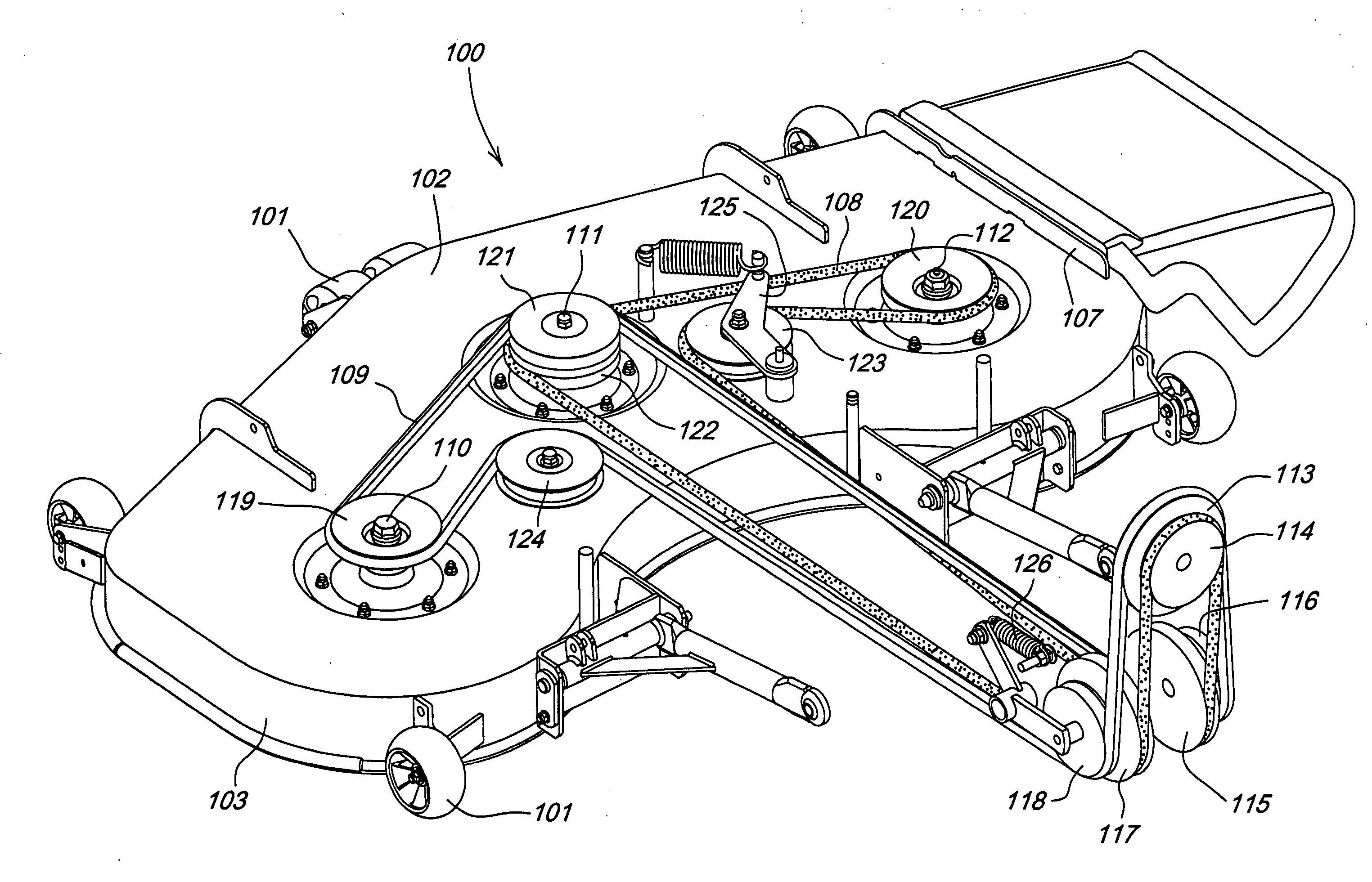 Twin belt mule drive