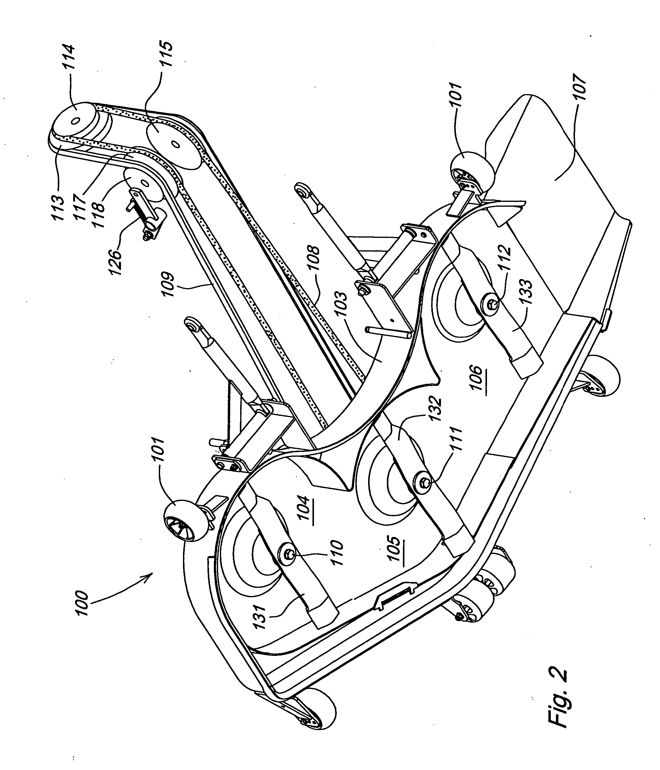 Twin belt mule drive