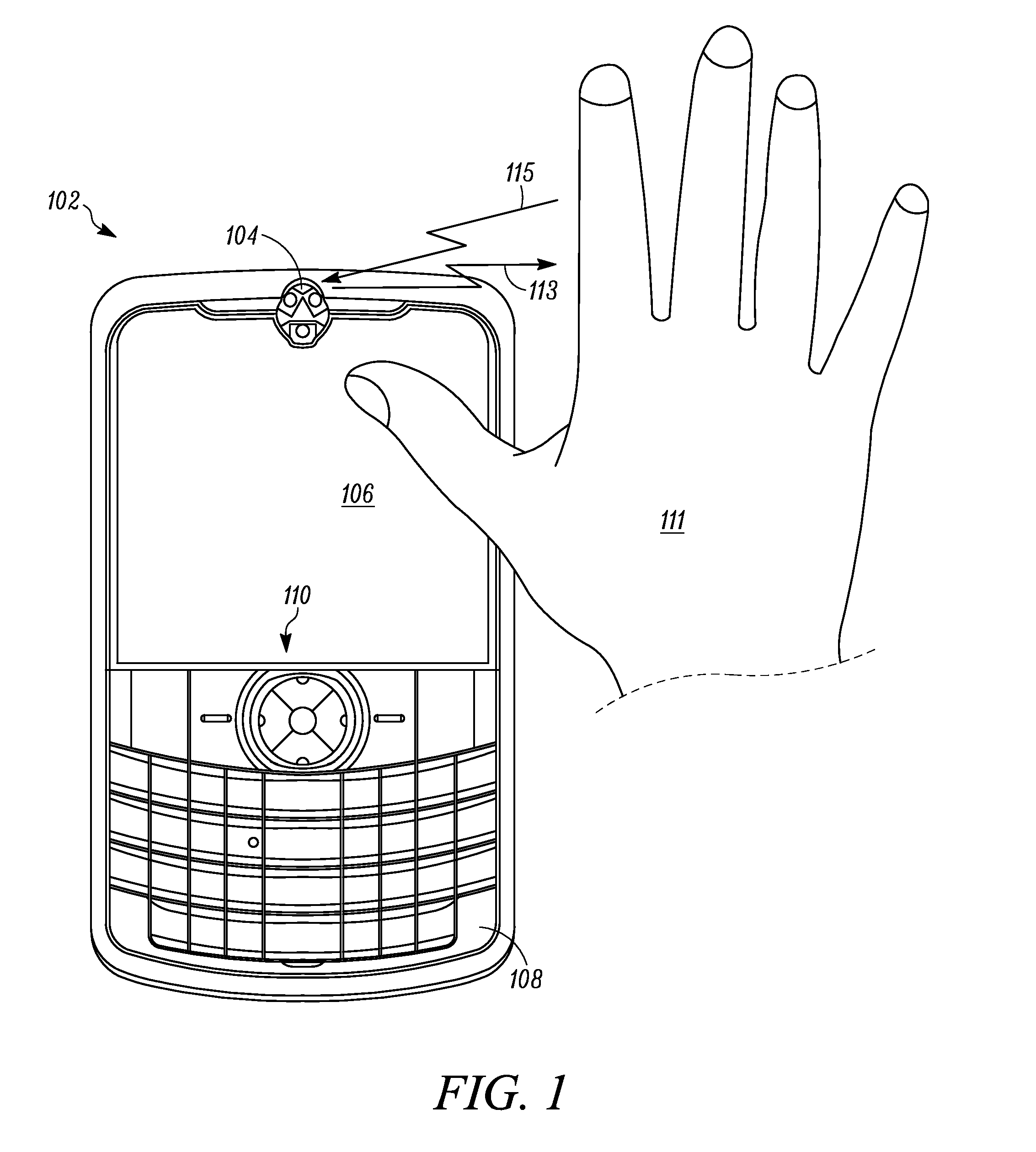 Electronic Device with Sensing Assembly and Method for Interpreting Consecutive Gestures