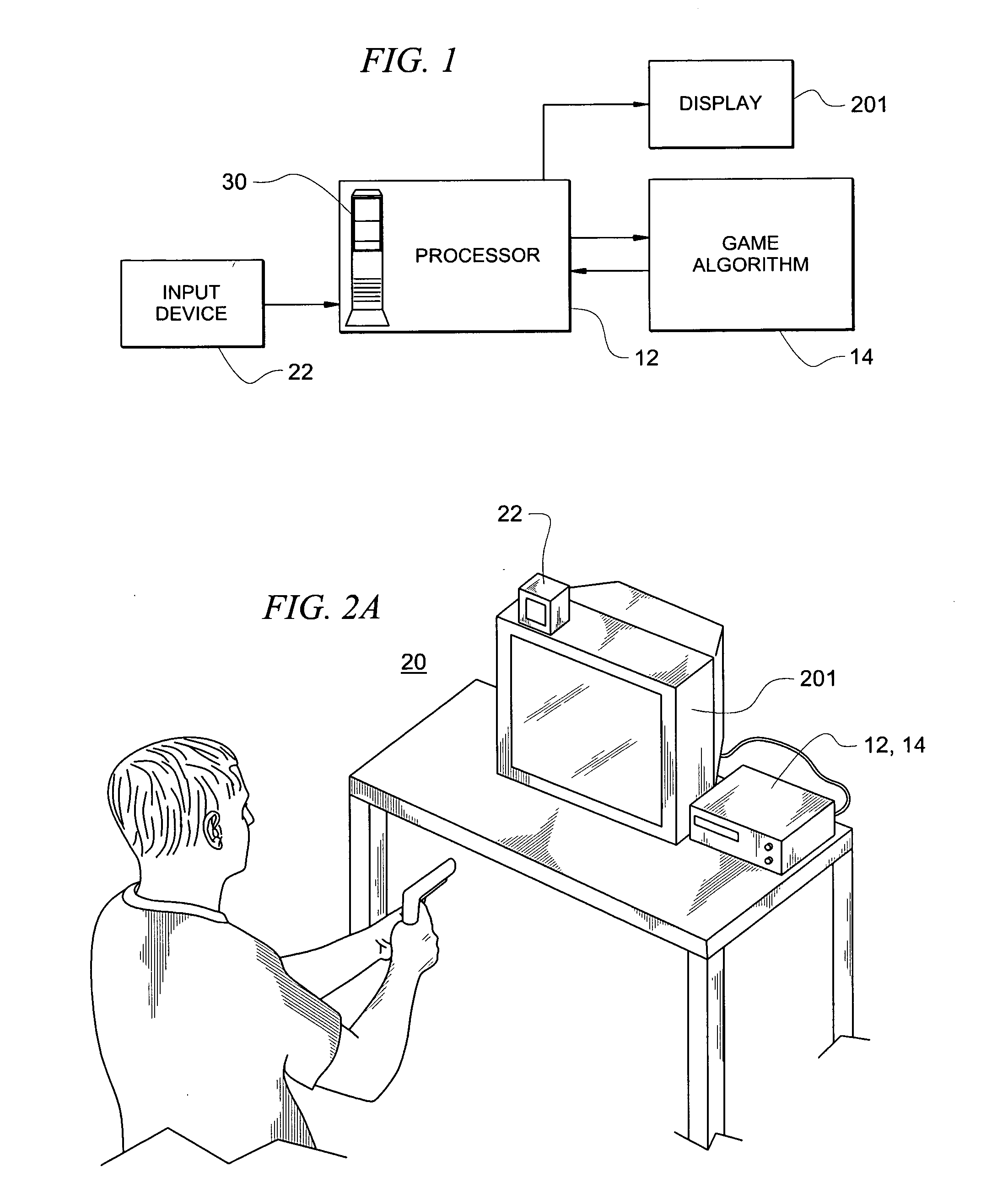 System and method for using image analysis of user interface signals for program control