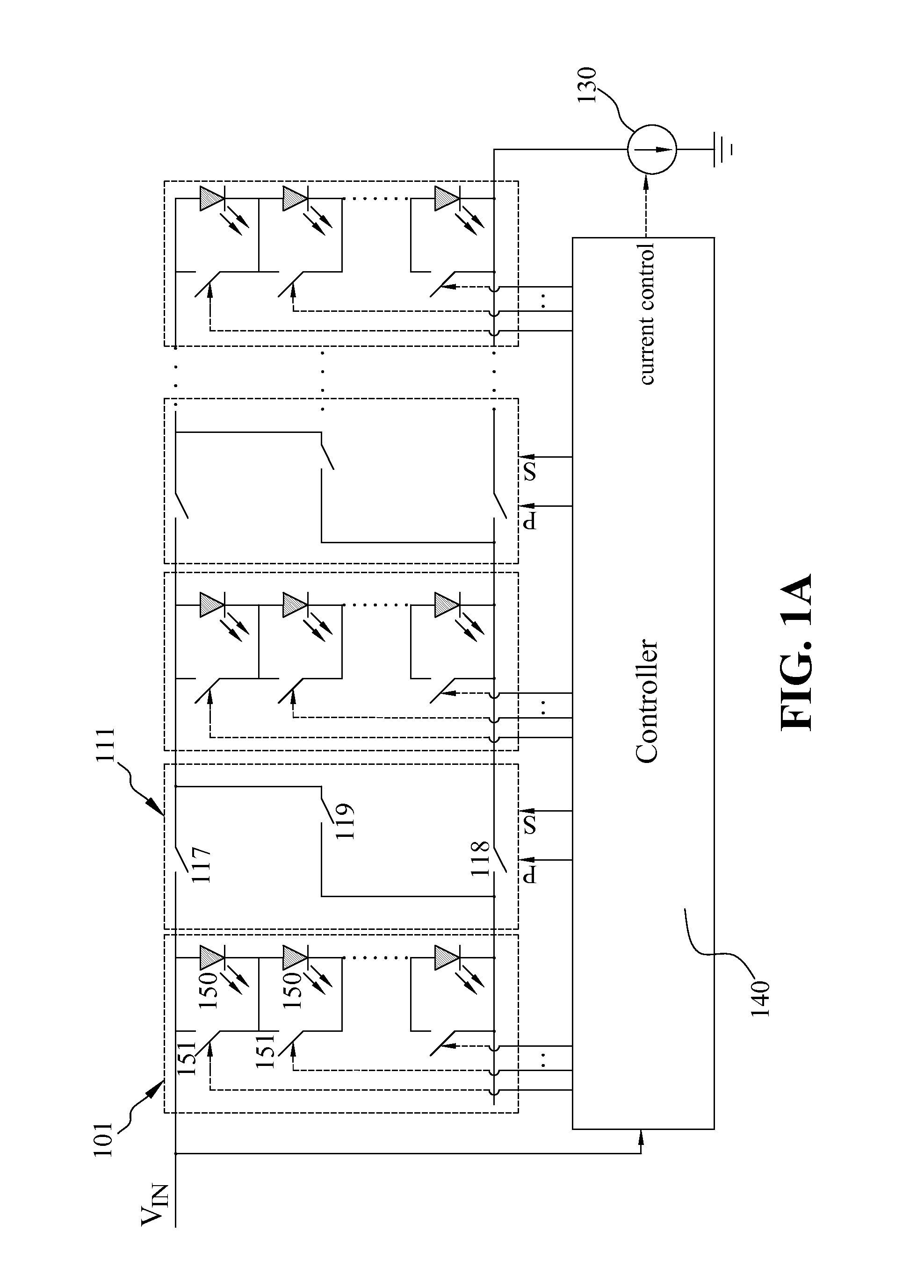 Apparatus having universal structure for driving a plurality of LED strings