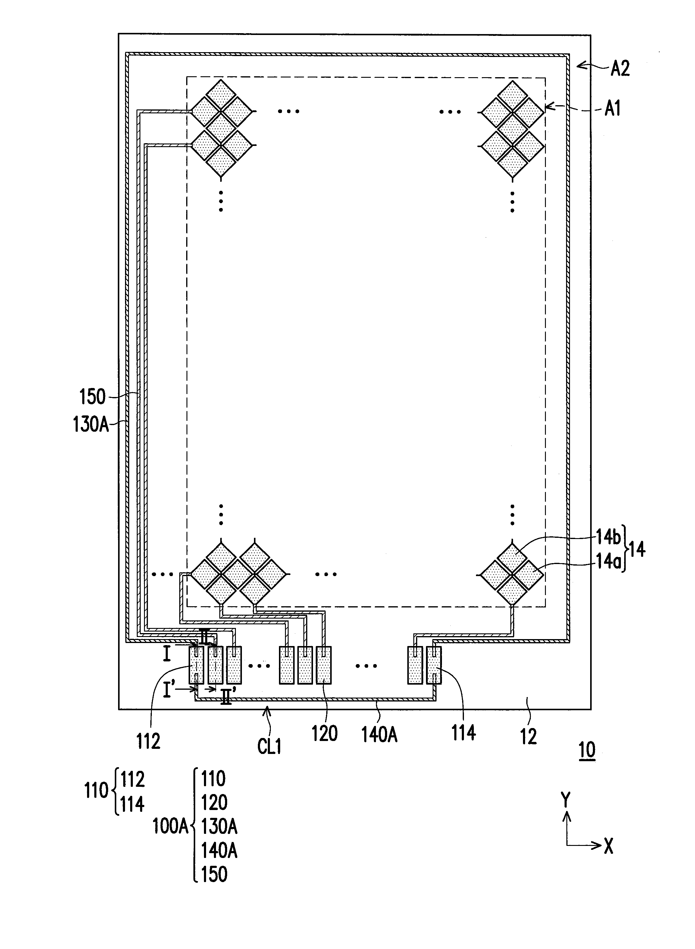 Peripheral circuit structure