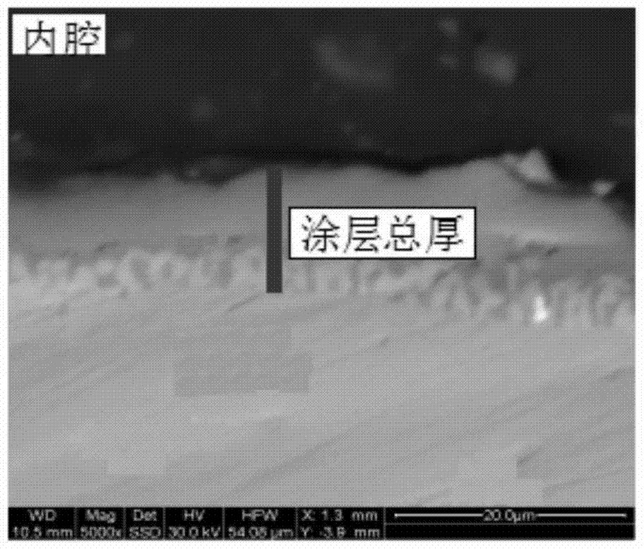 A process method for aluminizing the inner cavity and outer surface of a cobalt-based alloy blade