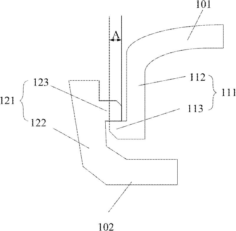 Electronic device shell with deformable hook
