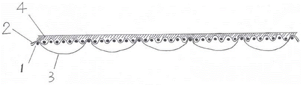 Imitation leather fabric and method of producing same