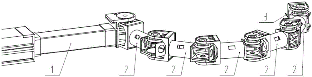 remote transport robot arm equipped with vacuum chamber for mcf