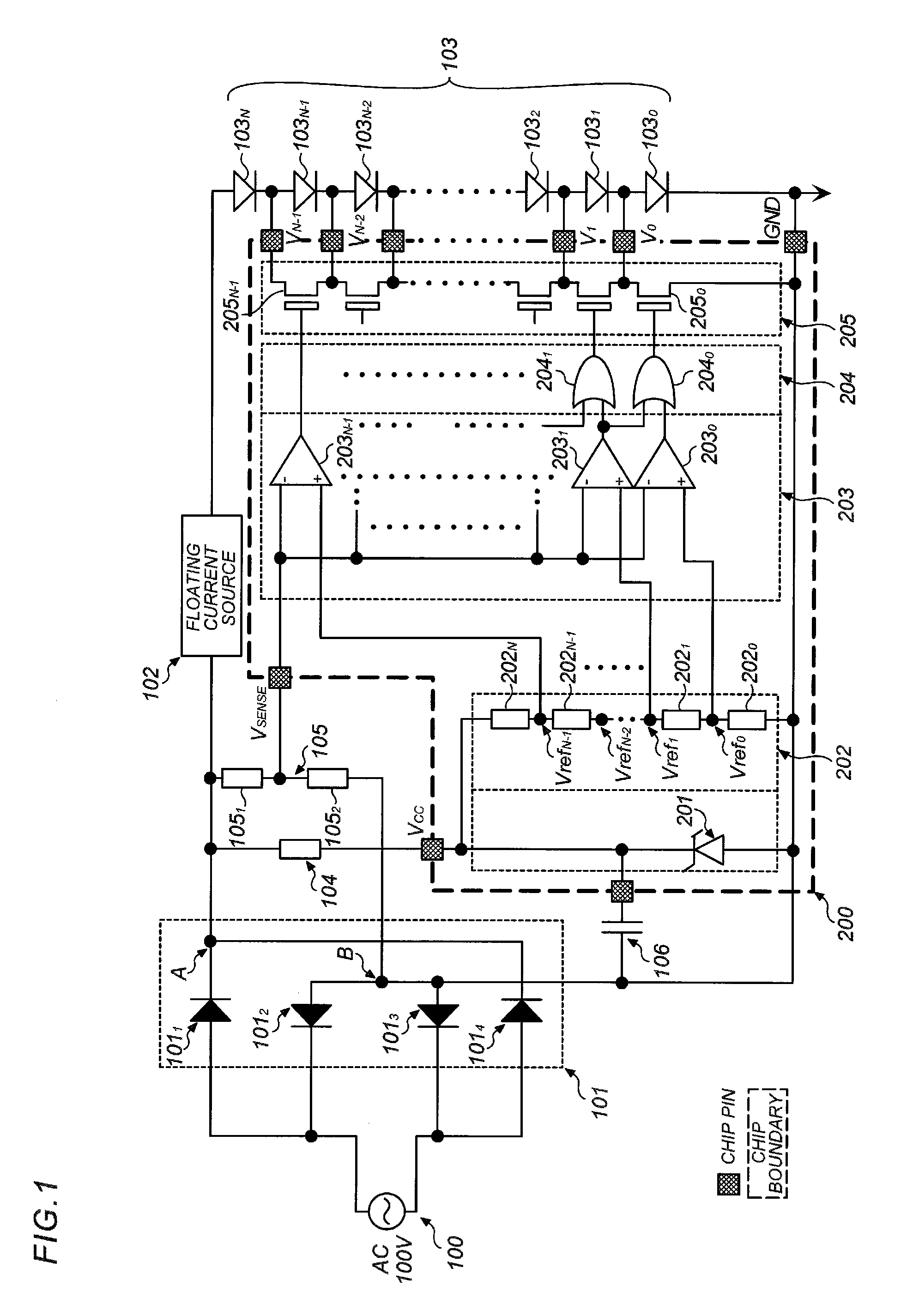 Device and method for driving LED