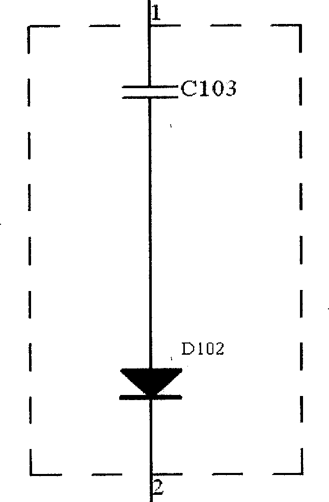 Zero-bias working passive signal isolator